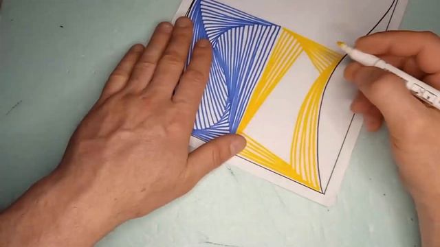 3D рисунок,иллюзия линий. смотреть онлайн