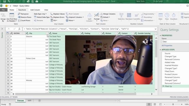 Excel Power Query Tutorial: Unstack & Merge Data Using Power Query смотреть онлайн
