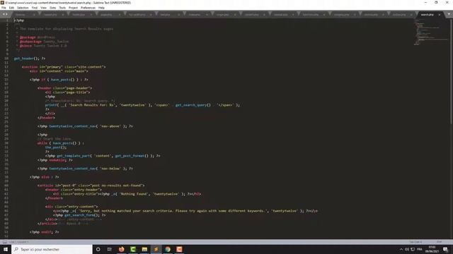 Décortiquer WordPress 13 : Template de la page résultat de recherche – search.php смотреть онлайн