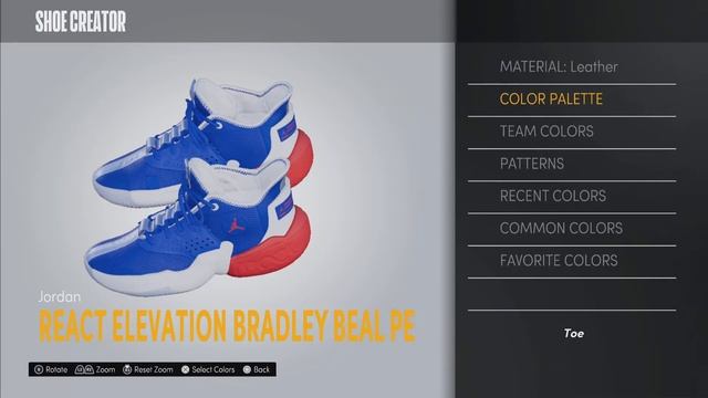 NBA 2k21 Shoe Creator Jordan React Elevation Bradley Beal PE смотреть онлайн