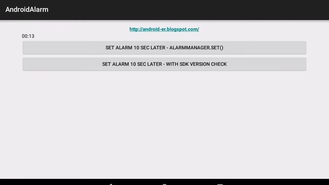 Example of using AlarmManager to trigger BroadcastReceiver / alarmManager.set() and setExact() смотреть онлайн