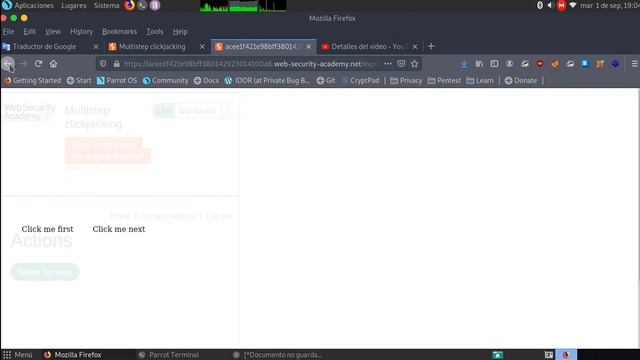 Multistep clickjacking смотреть онлайн