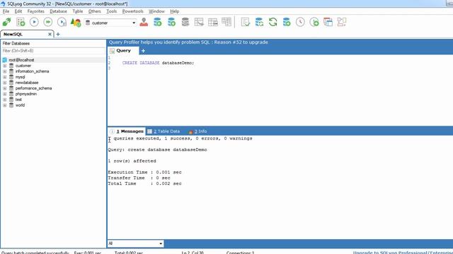 Creating database in MySql | create database in mysql using SqlYog смотреть онлайн