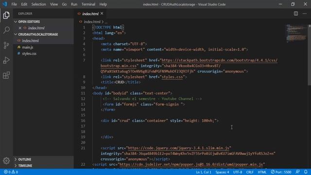 CRUD | Login | LocalStorage | Authentication | Bootstrap | Firebase смотреть онлайн