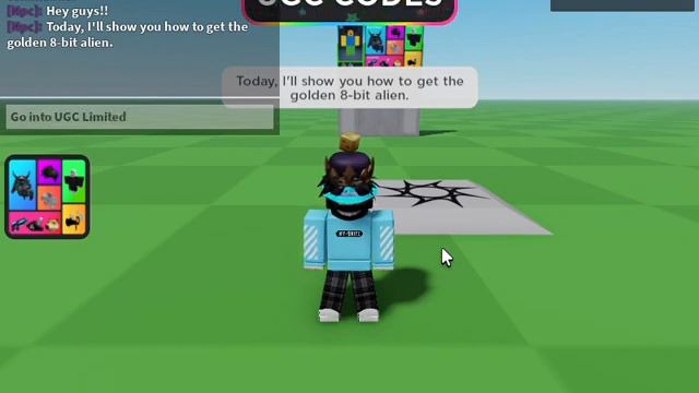 How to redeem Golden 8-BIT Alien Friend UGC Limited with Code | Roblox смотреть онлайн