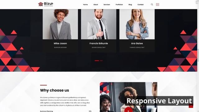 Bizup Business Consulting ★ WordPress Themes & Templates ★ смотреть онлайн