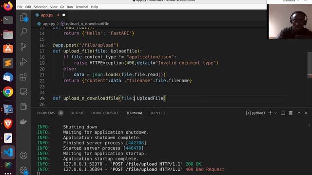 FastAPI Tutorial - Uploading File and Downloading File From API Endpoints смотреть онлайн