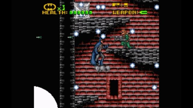 Super Nintendo (Snes) 16-bit Batman Revenge of the Joker stage 1