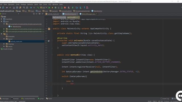 8 Sticky BroadcastReceiver | Android Broadcast Receiver ve Service Dersleri смотреть онлайн