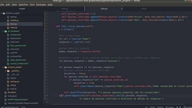 [Python e Django Aula 5 - Tópico 6] Teste unitário - exemplo teste de View de listagem de elementos смотреть онлайн