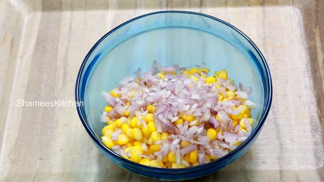 Masala Corn || Sweet Corn Chaat Masala || Spicy Corn Recipe || Shamees Kitchen смотреть онлайн