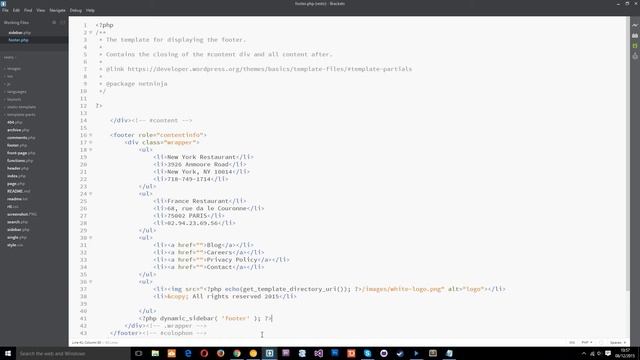 PSD to WordPress Tutorial #29 - The Sidebar & Widgets смотреть онлайн