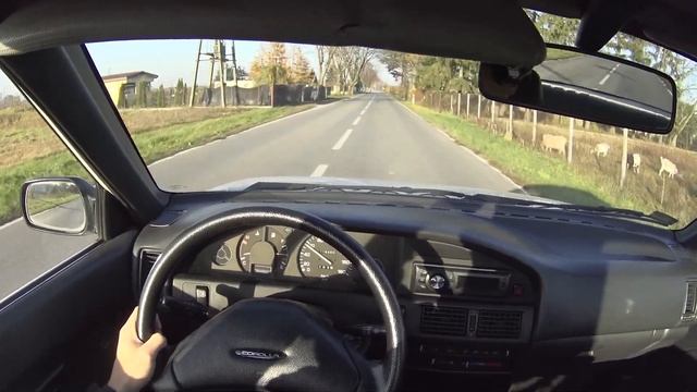 TOYOTA COROLLA E90 1991 sedan POV First impressions/reaction raw footage смотреть онлайн