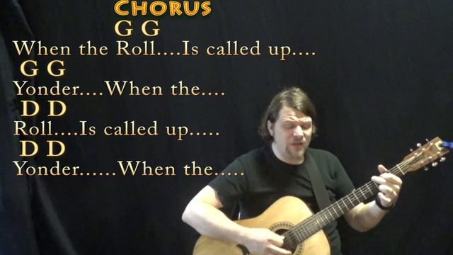 When The Roll Gets Called Up Yonder (Hymn) Guitar Cover Lesson in G - Chords/Lyrics - Munson смотреть онлайн