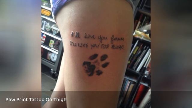 50+ Animal Paw Print Tattoos Designs & Ideas (2020) ! смотреть онлайн