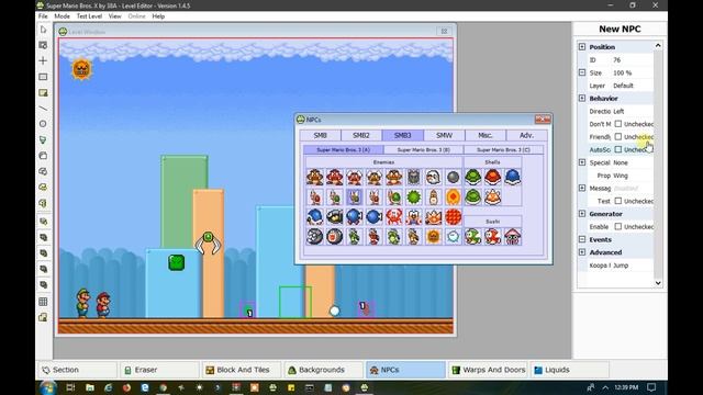 Super Mario Bros. X (SMBX 1.4.5): Level Editor Showcase смотреть онлайн