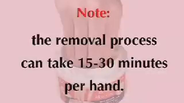 Способ удаления (снятия) накладных ногтей с клеем смотреть онлайн