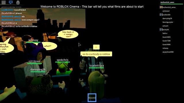 Roblox - FILMES NO CINEMA !! ( Roblox Cinema) смотреть онлайн
