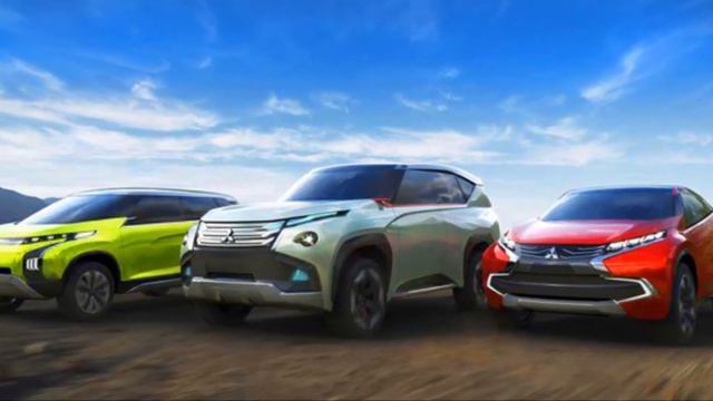 Mitsubishi GC-PHEV Grand Cruiser Plug-in Hybrid Electric Vehicle Concept 2013 4x4 3.0 V6 Compressor смотреть онлайн