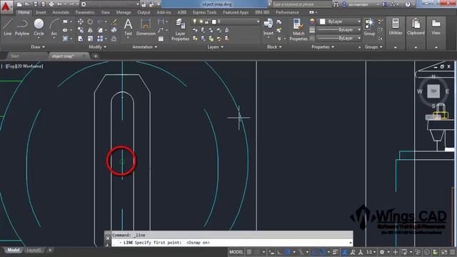 Autocad | Object Snap смотреть онлайн