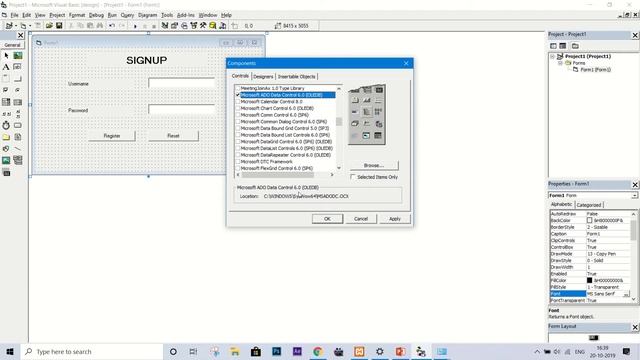 VB6.0 + MySQL + Xampp Server Databse Connection|| Signup form using VB6.0 || MySQL ODBC смотреть онлайн