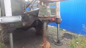 Проверка бурильной машины на шасси ГАЗ 66