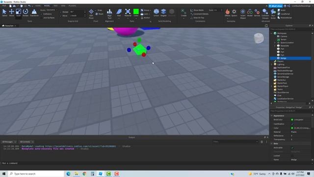 Roblox Studio Tutorial #9 - Parts: Moving, Resizing, Rotating with Toolbar смотреть онлайн