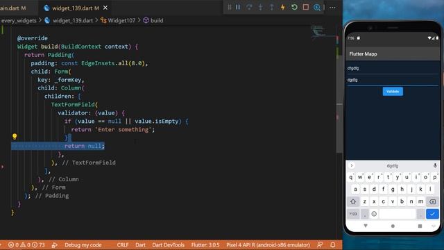 Flutter Form Widget смотреть онлайн