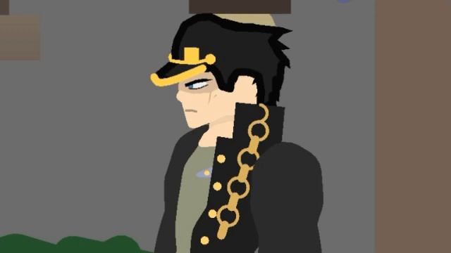 jotaro vs dio jojo blizzard adventure (stick nodes) смотреть онлайн
