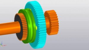 Анимация механической коробки передач МКП.