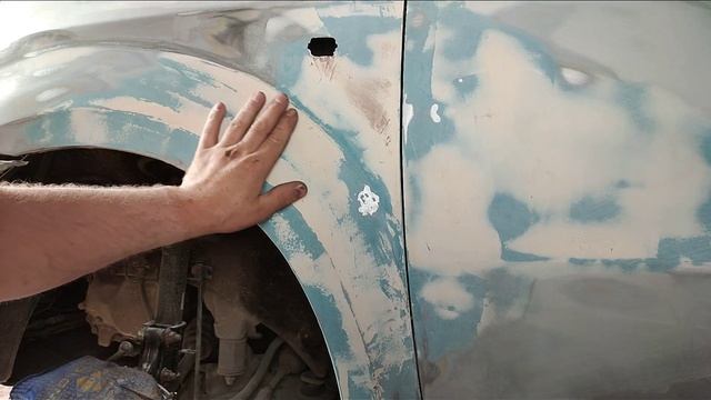 подготовка под покраску после рихтовки.как сделать канты на арках. смотреть онлайн