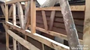 Построение двухэтажной клетки для кроликов