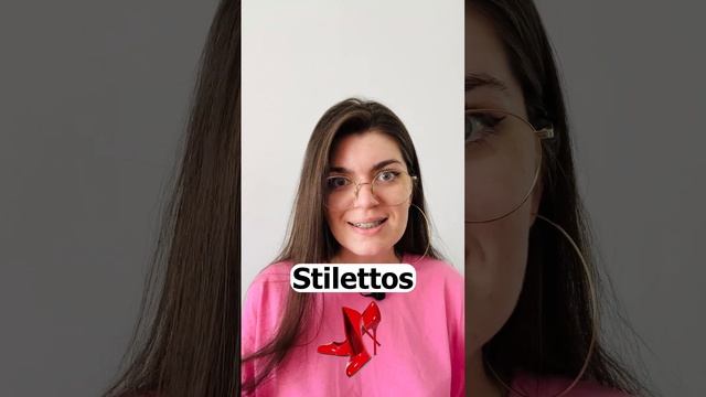 Виды женских туфель на английском смотреть онлайн