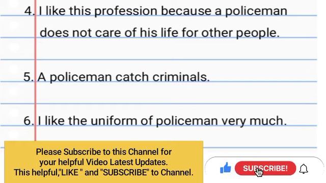 10 Lines on My Aim in life to become a Policeman// 10 Lines Essay on My Ambition in Life a Policema смотреть онлайн