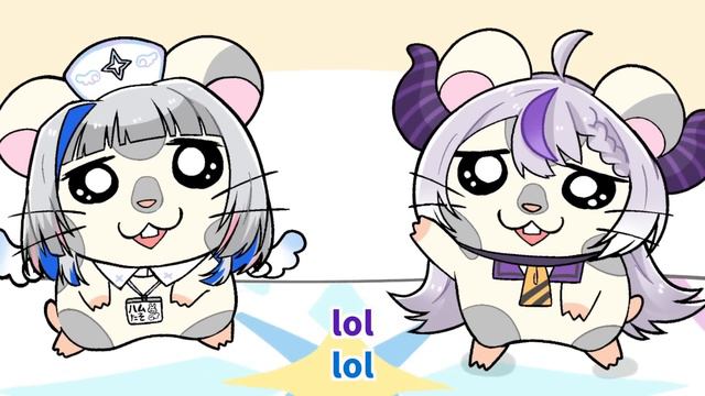 Grip strength 56kg VS 16kg 【Komainu/Clip/Hololive】 смотреть онлайн