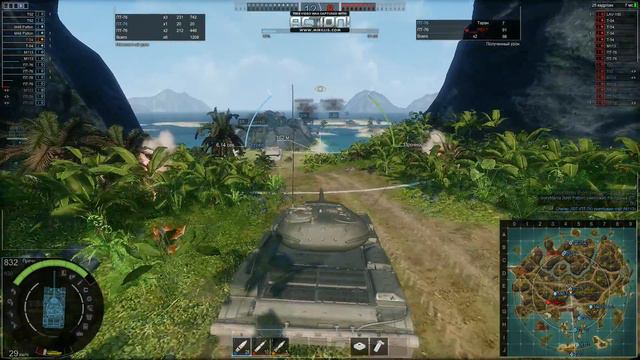 Т-54 ♠ ПОРВАТЬ ВРАГОВ ЗА 5 МИНУТ! 2500 урона, Золотая Медаль! смотреть онлайн