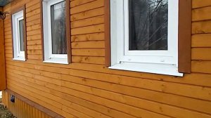 Деревенский дом. Наружная обшивка. Окна. Выбор антисептика.