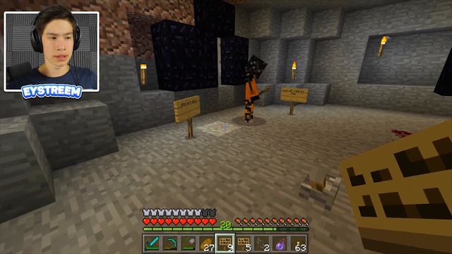 How to TALK to a CURSE in Minecraft! (SCARY Survival EP5) смотреть онлайн