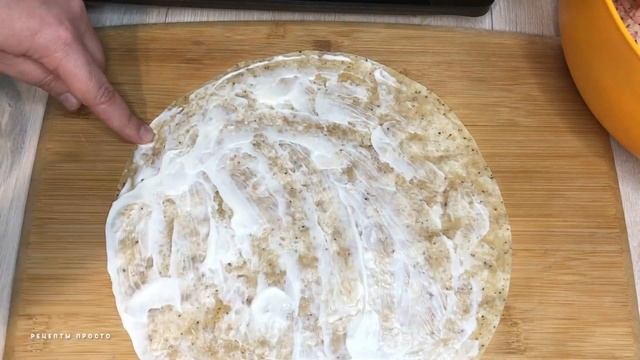 Лаваш с колбасой, сыром и помидорами | завтрак за 5 минут | лаваш с начинкой | Рецепты просто смотреть онлайн