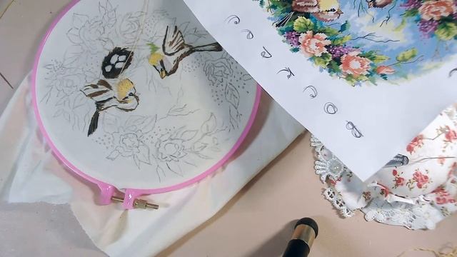 Вышивка пасхальной салфетки DIY смотреть онлайн