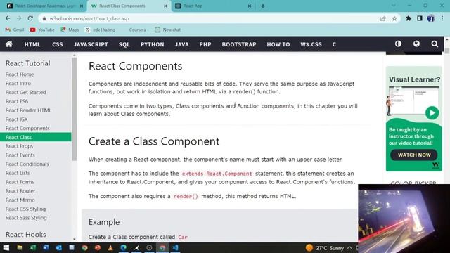 Study with me javaScript react components (day 14) смотреть онлайн