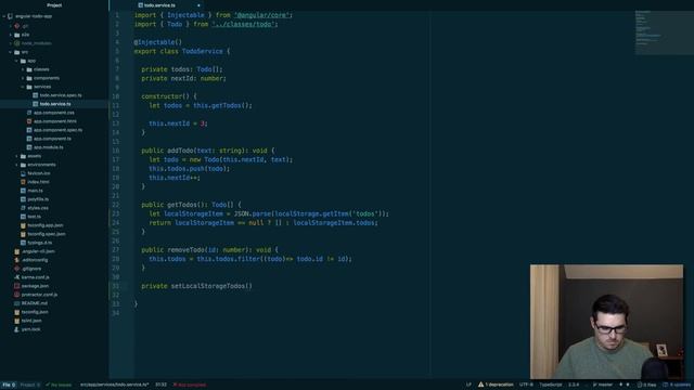 Local Storage Tutorial for a Todo App with Angular 4 & Angular CLI смотреть онлайн