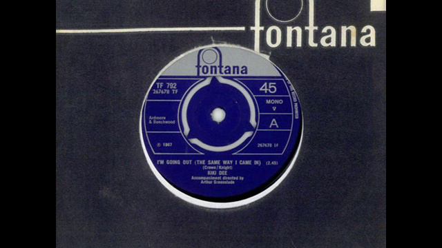 Kiki Dee - I'm Going Out (The Same Way I Came In) 1967 смотреть онлайн