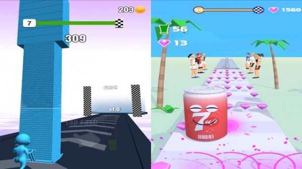 Satisfying Mobile Games 2023 - Stack Colors, Juice Run, Sandwich Runner, Tall Man Run, Going Balls.