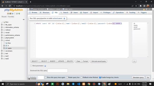 MS:3-Update java with mysql смотреть онлайн