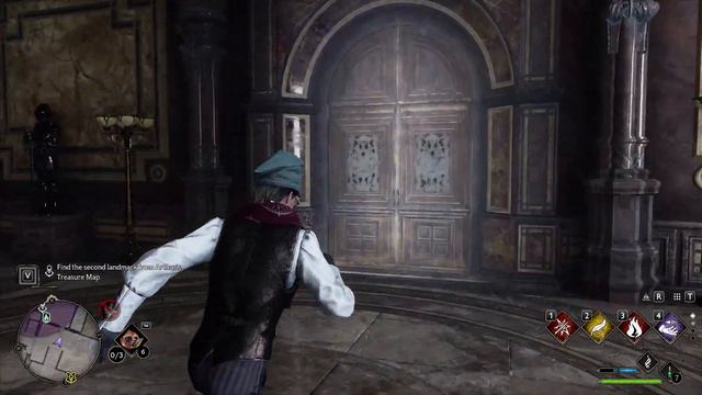 Find the first landmark from Arthur's Treasure Map Hogwarts Legacy смотреть онлайн