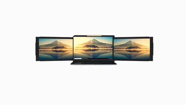 TRIO - Portable Dual & Triple Screen Laptop Monitor смотреть онлайн