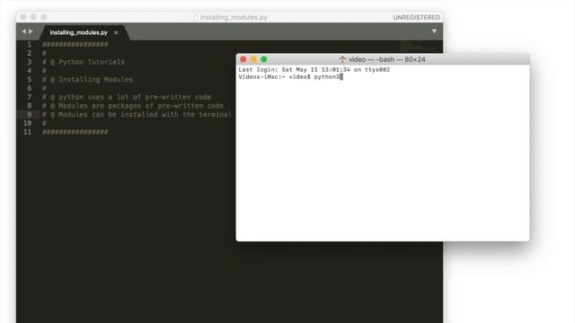 Python - Installing Modules смотреть онлайн