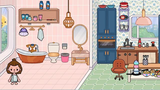 Мини-фильм "Живу с подругой" 2 часть (Toca Boca) смотреть онлайн