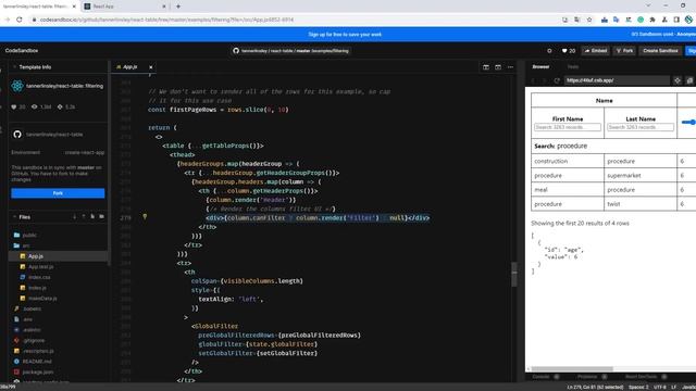 SiVi CODE | React Table. B7 Lọc dữ liệu với useFilters. смотреть онлайн